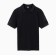 T -shirt male polo, black color, size 52