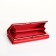 Women's wallet on magnet, red color