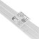 Cable-channel Ural Pak, with a double lock, 12x12, 2 m, Bel, UP 5 pcs, KK-19012012-010