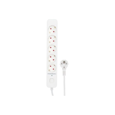 Network filter Garrison 2.0 EPS-5-W-2, 5 P, 10A, 2M, Ur. Protection 2+, White-1