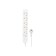 Network filter Garrison 2.0 EPS-5-W-2, 5 P, 10A, 2M, Ur. Protection 2+, White