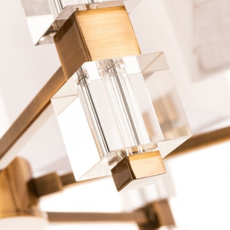 North chandelier, 6x60W E14, Copper color-3