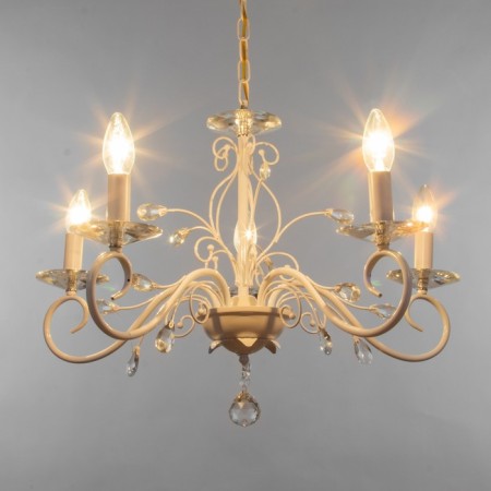 Chandelier 2182/5 E14 40W white 58x58x31 cm-2