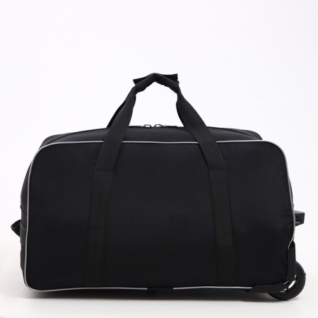 Road bag on wheels, long belt, black/gray color-1
