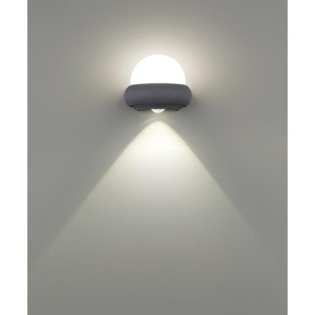 Calle lamp, 2x7W LED, 4000K, 595LM, IP54, gray color gray-2