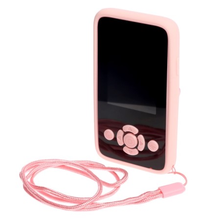Children's teaching phone "Unicorns", sound and light effects, camera, pink color-1