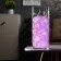 Garland "thread" 5 m with nozzles "pink", IP20, transparent thread, 20 LED, white glow, 220 V