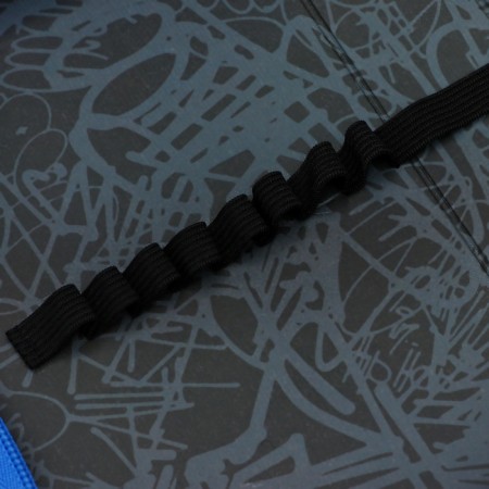 Penal 1 section, 130x200, folding bar, laminated cardboard, for a boy, blue/black, Seventeen-5