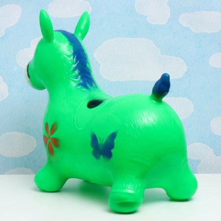 Toy - Children's "Horse" Rubber inflatable, 49x24cm, green-1