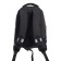 School backpack, 40 x 27 x 20 cm, Grizzly, ergonomic back, laptop department, black