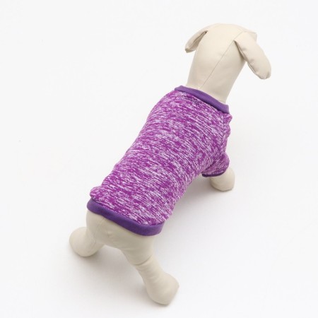 Melange sweater, size M (DS 23 Osh 28, OG 37 cm), purple-2