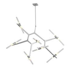 Ceiling Ceiling ST LUCE. SL947.102.14. Laconicita. 14x5 watts, G9, 40x160x73 cm, silver color