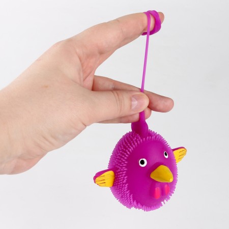 Bloody rubber hornet light “Evil Birds”, Mix colors, in showbox-5