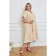 Female dress, size 56, beige color