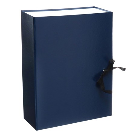 Archive A4 Calligrata, Koreshok 120 mm, folding, boumvinyl, blue, up to 1000 sheets-1