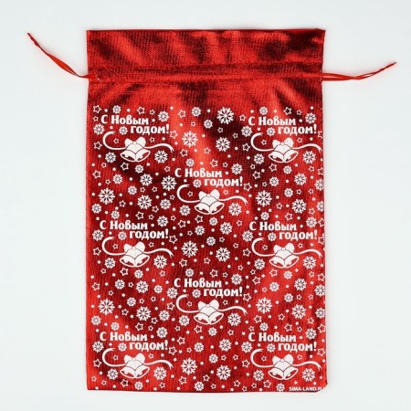 Gift Boach Boach "Snowflakes", red, 20 x 30 cm, new year-4