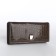 Women's wallet on a magnet, brown color