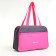 Female sports bag, textura, small size, gray/pink color