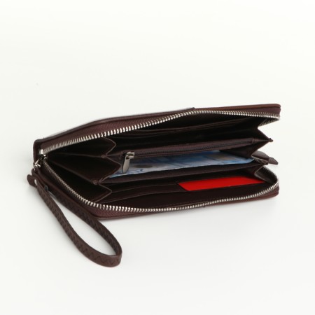 Women's wallet with lightning, gray color-3