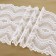 Lace elastic fabric, 240 mm × 2.7 ± 0.5 m, white color