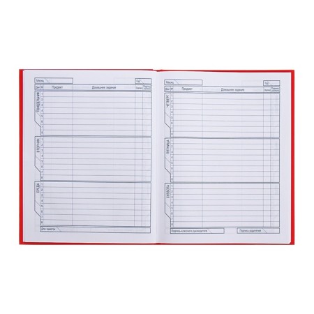 Universal diary for grades 1-11 Russia, hard cover, glossy lamination, 40 sheets-7