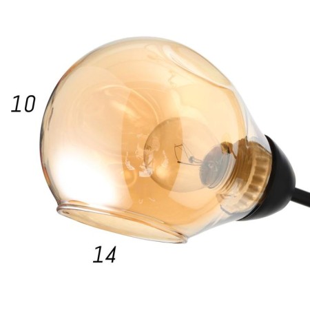 Chandelier 1089/3BK 40W E27 Black 54x54x26 cm Bayerlux-4