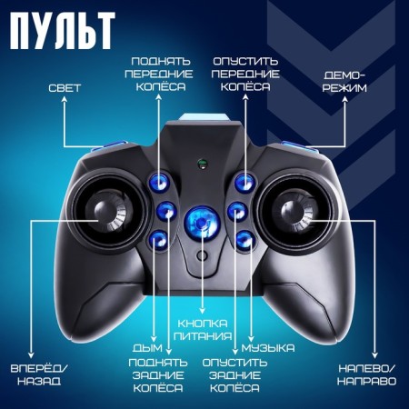 Radio controlled machine "MEGA COVERS", light and sound effects-4