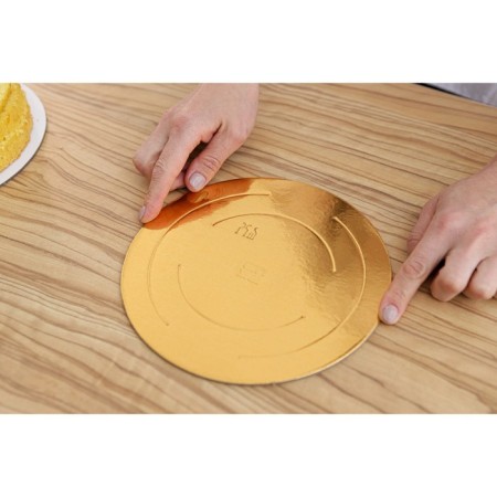 Subway for the cake "Circle of the Wave", d = 30.5 cm, color gold-3