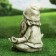 Garden figure "Dwarf yogi in the lotus pose" 30x29x16cm