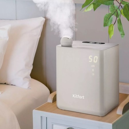 Air humidifier KitFort KT-2890, ultrasound, 95 W, 3 l, 30 m2, beige-2