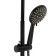 The shower system ZEIN ZS-1BL, mixer, tropical and hand watering can 3 modes, brass, black