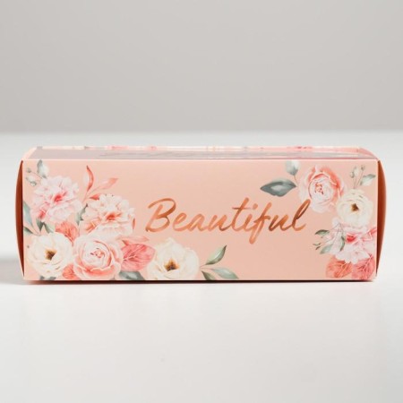 Confectionery box, packaging "Beautiful", 14.5 x 5 x 6 cm-1