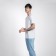 Male T -shirt LM, size 52, white color
