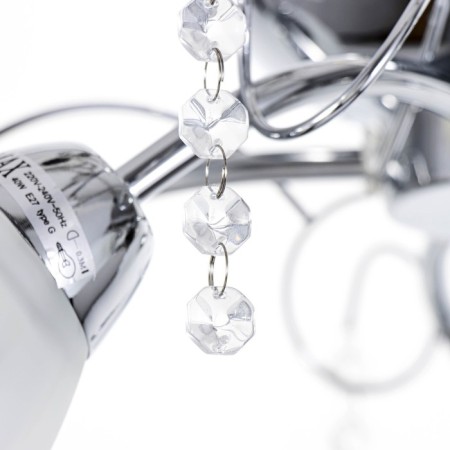 Adele chandelier 5x40W e27 chrome 54x52x17 cm-7