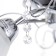 Adele chandelier 5x40W e27 chrome 54x52x17 cm