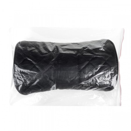 Pillow on the headrest Skyway, 33x18cm, artificial skin, black-2
