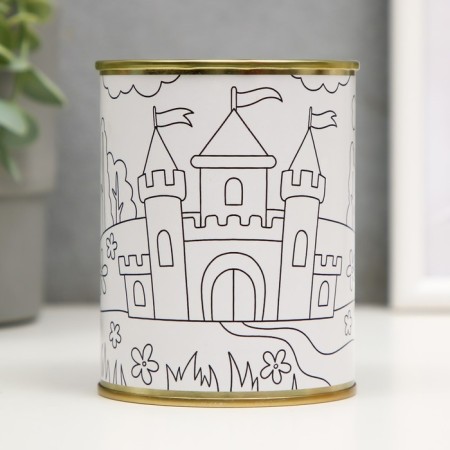 Pigging bank Metal Metal Coloring "Fairy Tale"-1