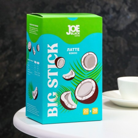 Drink Coffee Soluble Joe Black Big Stick "Latte Coconus", 30 g