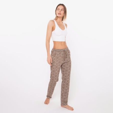 Women's pants, beige color, size 46-1