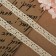 Knitted lace, 10 mm × 15 ± 1 m, beige color