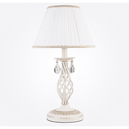 Amelia 60W E27 desktop white with gold