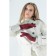 Gloves are female, dimensionless, without insulation, burgundy color