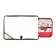 A4 labor folder, plastic, lightning around, folding bar, with a filling of 10 items, calligrata, PTR-1, "Anime Sakura"
