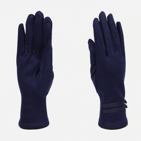 Gloves are female, dimensionless, without insulation, blue color