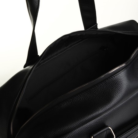 Road bag with lightning, long belt, black color-2