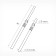 Pipe for advertising racks, telescopic 55-97 cm, d = 12 cm lower, d = 9 cm upper