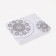 Building for bills with a metal holder, a department for cards, an outer pocket, brown color