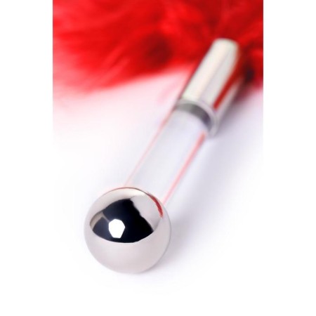 Toyfa Theater tickle, plastic, feather, red, 13 cm-2