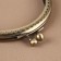 Farmoire sewing "semicircle", 10 × 6.5 cm, bronze color