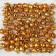 Bells for needlework, set of 100 pcs., Size 1 pc. - 0.6 cm, golden color